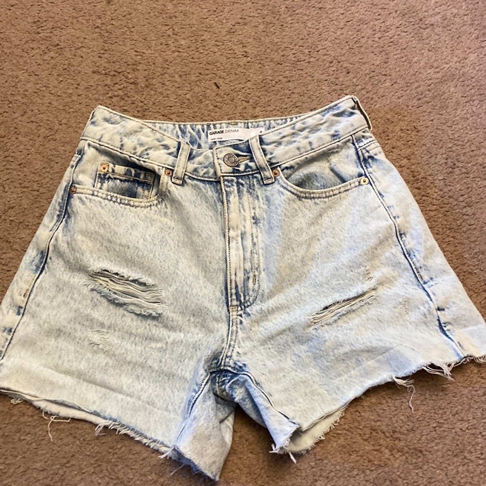 Denim shorts
